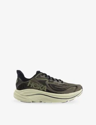 DECKERS HOKA Clifton 10 Mesh Trainers - 9.5 in DARK ROAST BLACK – Mens | Trainers | Lace up trainers