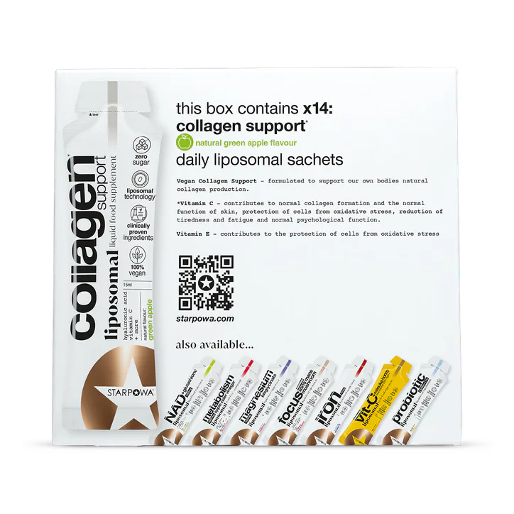 Starpowa Vegan Collagen Liquid Liposomal Green Apple 14 Sachets detail 3