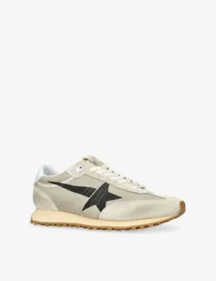 GOLDEN GOOSE Men’s Marathon Mesh and Suede Trainers - EUR 40 / 6 UK MEN in Beige, additional product view 3