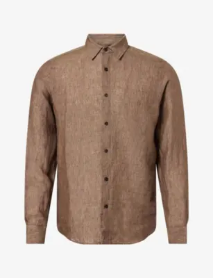 ORLEBAR BROWN Giles Tailored-Fit Linen Shirt