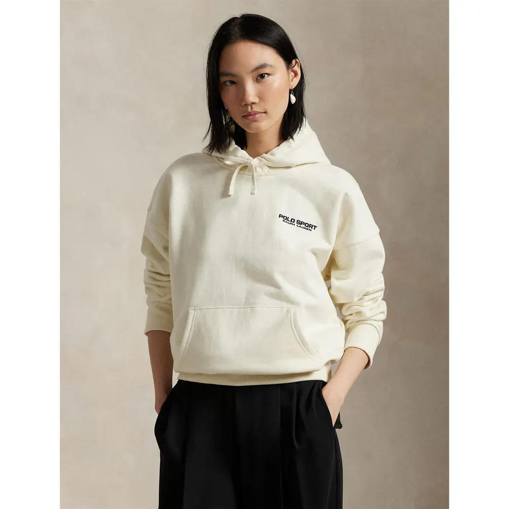 Polo Sport by Ralph Lauren Men's Back Print Hoodie in Clubhouse Cream, additional product view 2