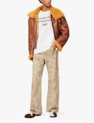 ACNE STUDIOS Exford U 1996 Text-Print Cotton T-Shirt - M/S detail 2