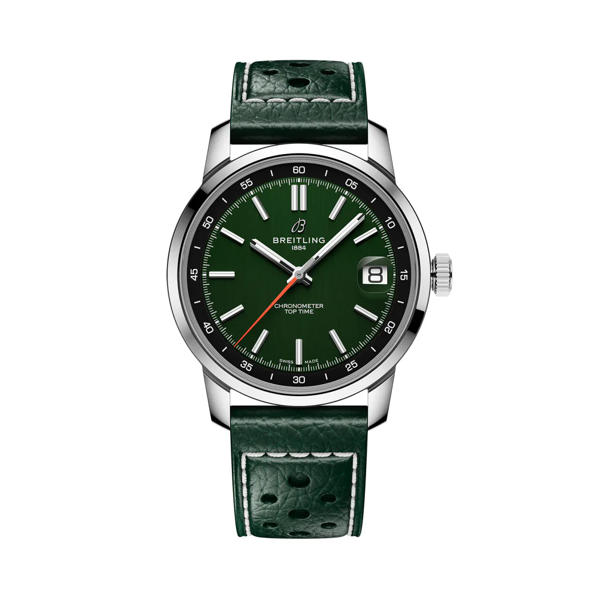 Breitling Top Time B31 38mm Mens Watch Green