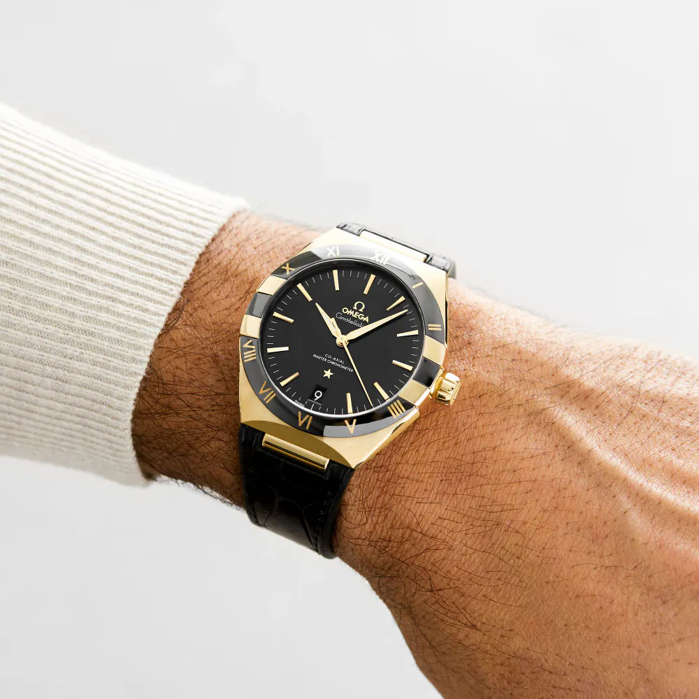 Omega Constellation Co-Axial Master Chronometer 41mm Mens Watch Yellow Gold detail 3