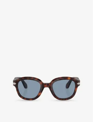 PERSOL PO0060S Phantos-Frame Tortoiseshell Acetate Sunglasses