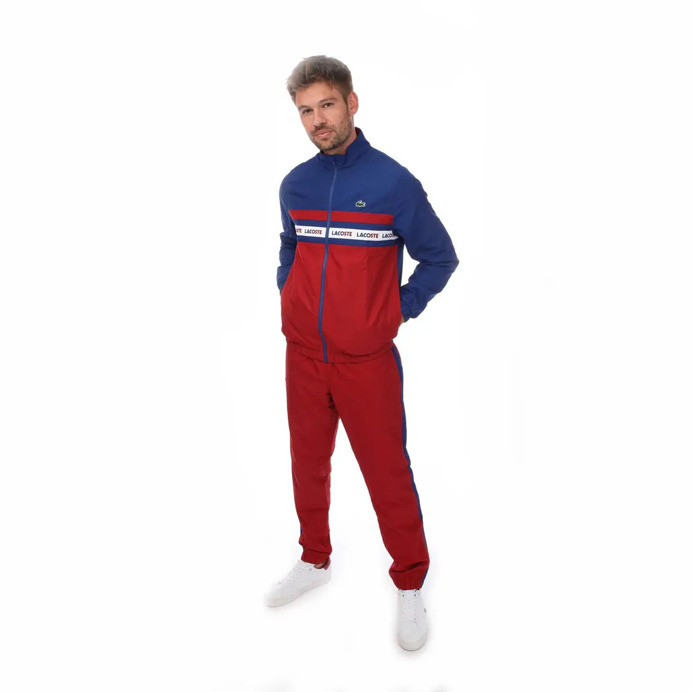 Lacoste Men's Logo Stripe Performance Tracksuit