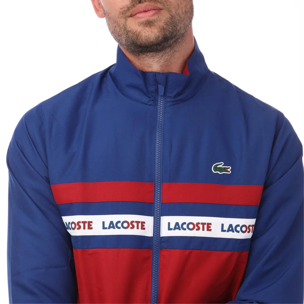 Lacoste Men's Logo Stripe Performance Tracksuit detail 3
