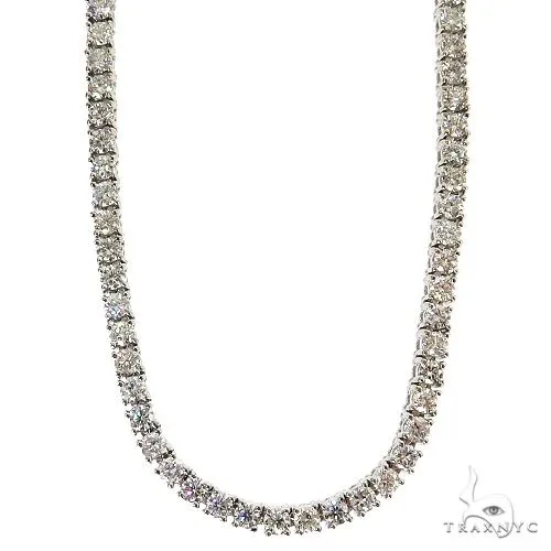 AHMED - MOON JEWELRY 10 Pointer Diamond Tennis Chain 69083 in Rose – Chain