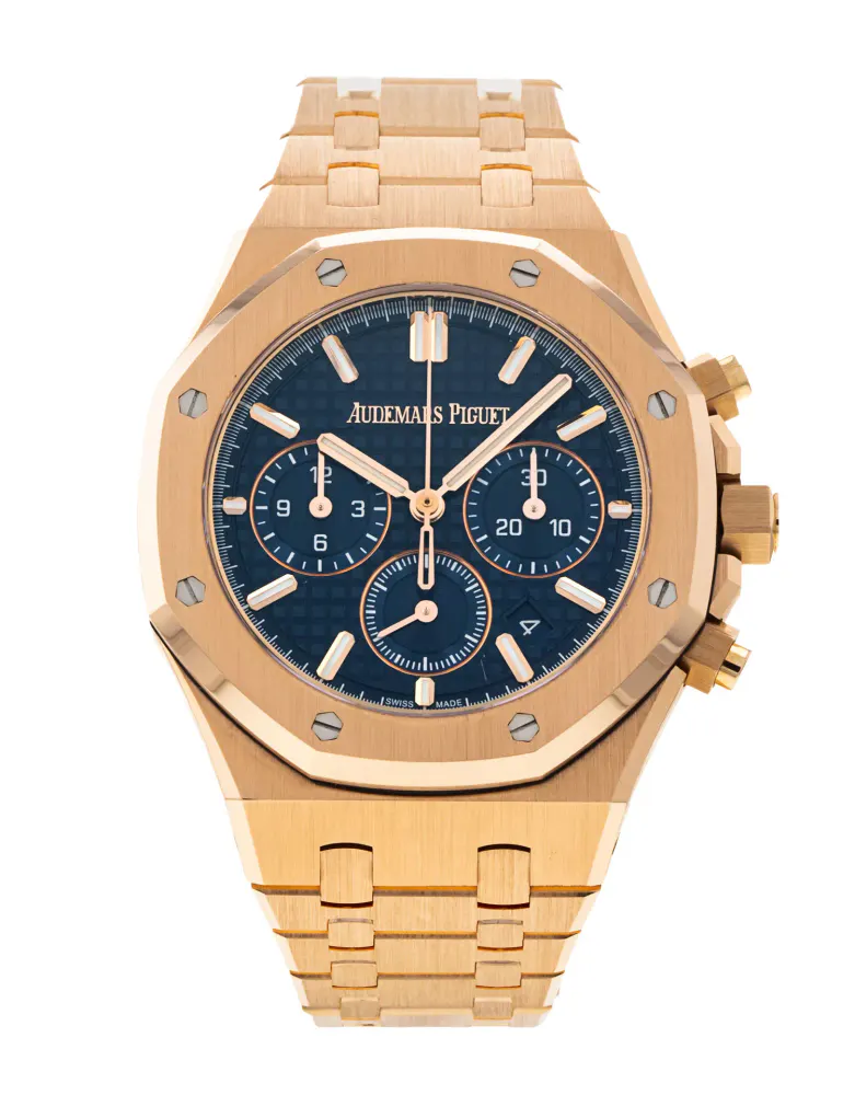 Audemars Piguet Royal Oak 26715OR.OO.1356OR.01 — 2023 — Very good in Blue Baton – Pre-owned watches