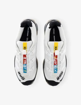 SALOMON XT-4 Woven Trainers - EUR 44 / 10 UK MEN in WHITE BLACK PEPPER, additional product view 2