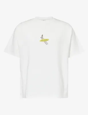 NOT BORING Boredome Evac Graphic-Print Cotton T-Shirt