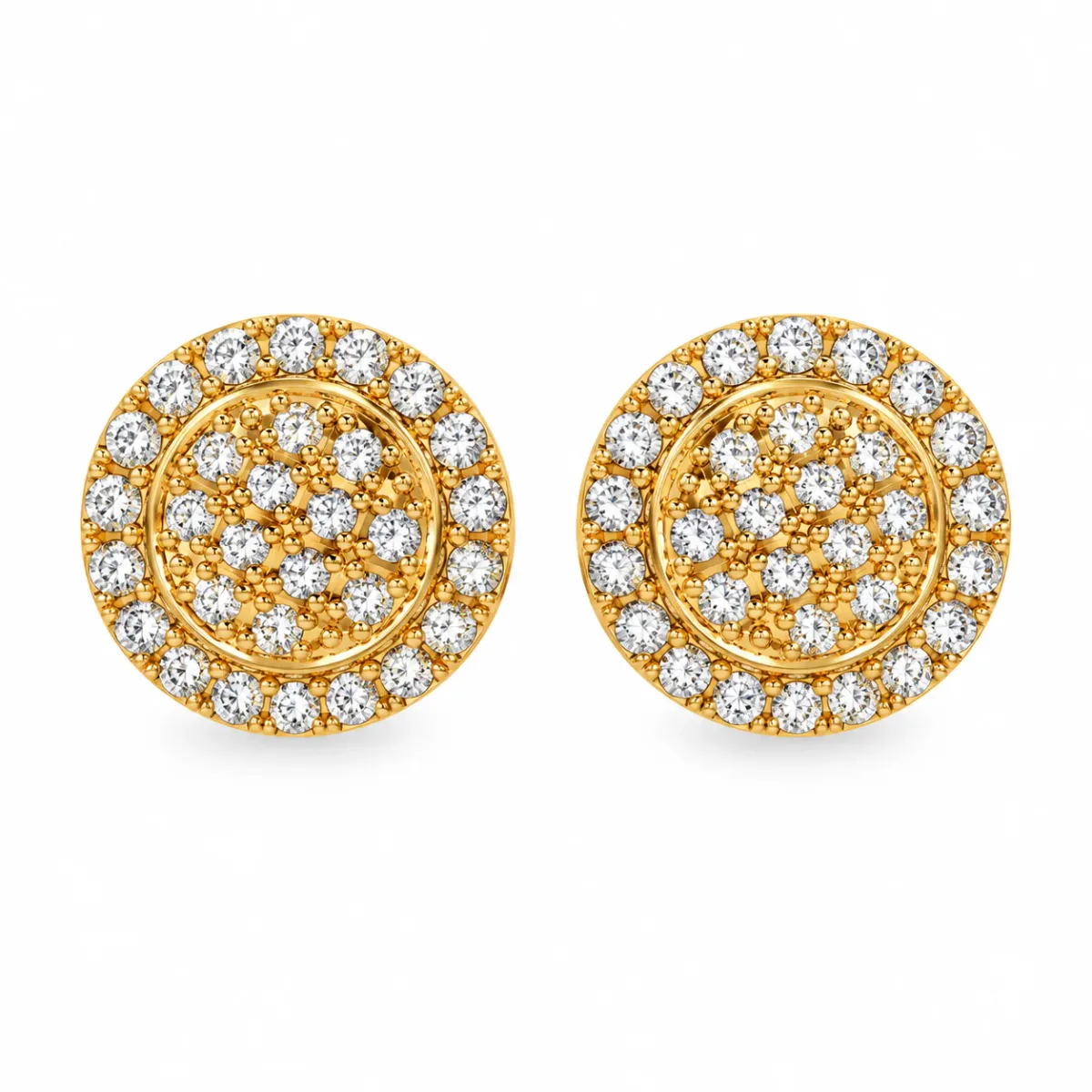 RINA - For Him FACTORY Diamond Earrings 10867 in Yellow Gold – Earrings