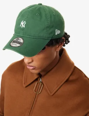 NEW ERA 9TWENTY New York Yankees Mini Logo Cotton Baseball Cap detail 2