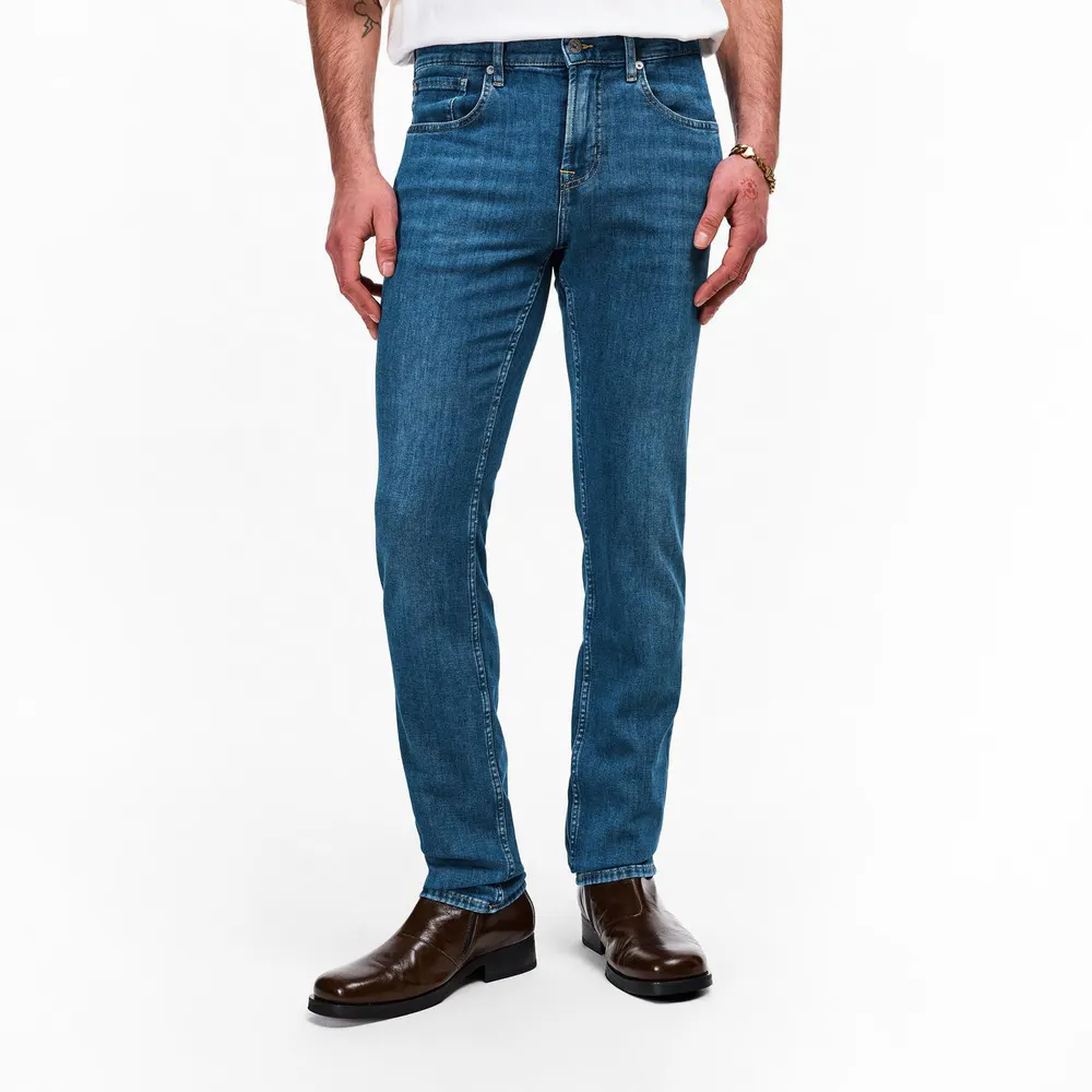 7 For All Mankind Men's Straight Leg Jeans detail 3