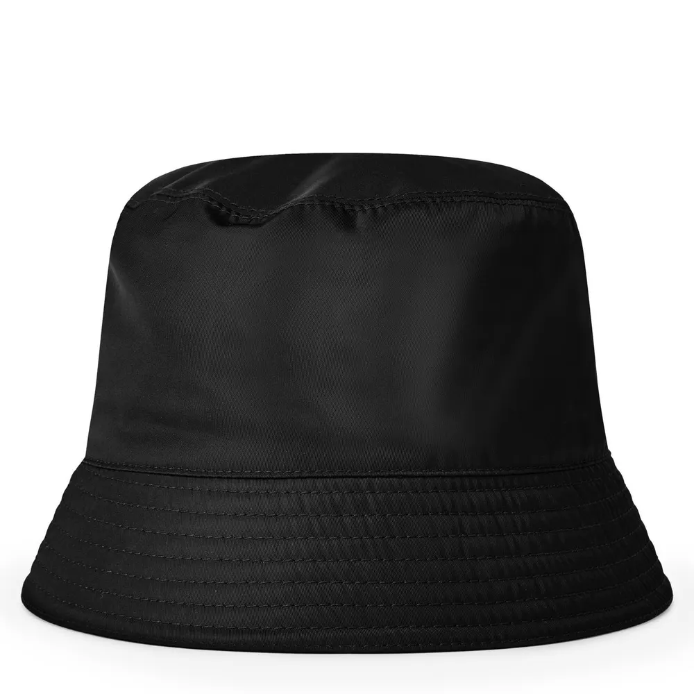 Prada Men'S Plain Nylon Bucket Hat detail 2