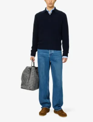 BOTTEGA VENETA Polo Knit Wool And Cashmere Jumper detail 2
