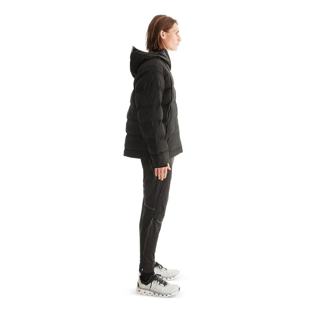 On Men's Challenger Hooded Long Sleeve Short Puffer Jacket detail 3