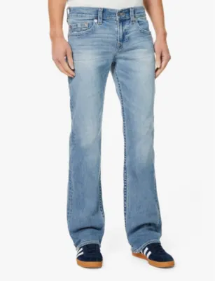 TRUE RELIGION Billy five-pocket straight-leg relaxed-fit stretch-denim jeans detail 3