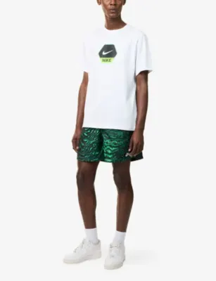 NIKE Logo-Print Regular-Fit Cotton T-Shirt detail 2