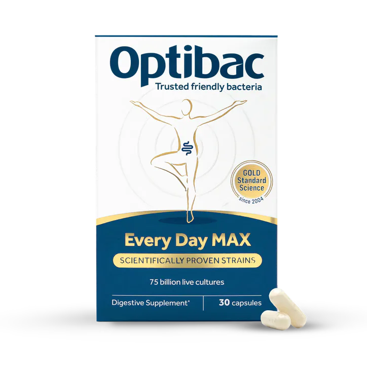 Optibac Every Day Max 30 Capsules – Vitamins & Supplements > Supplements > Acidophilus & Friendly Bacteria