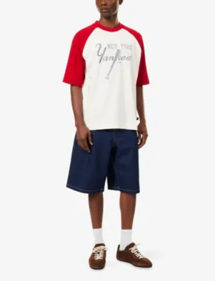 NEW ERA MLB New York Yankees Boxy-Fit Cotton T-Shirt detail 2