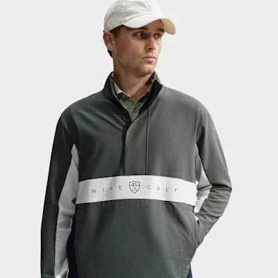 Nike Men's Repel Golf Jacket - Camo Green/College Navy/Spruce Aura/Black