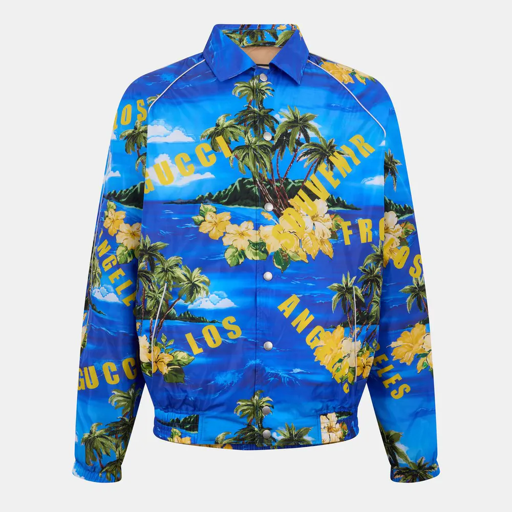 Gucci Men's Water Resistant Lightweight Softshell Jacket