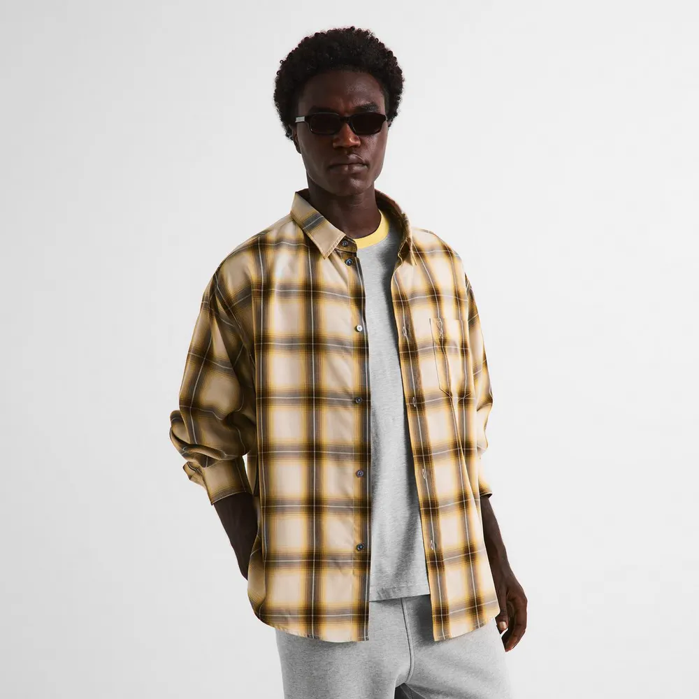 Ami Paris Men's Long Sleeve Patterned Shirt detail 3