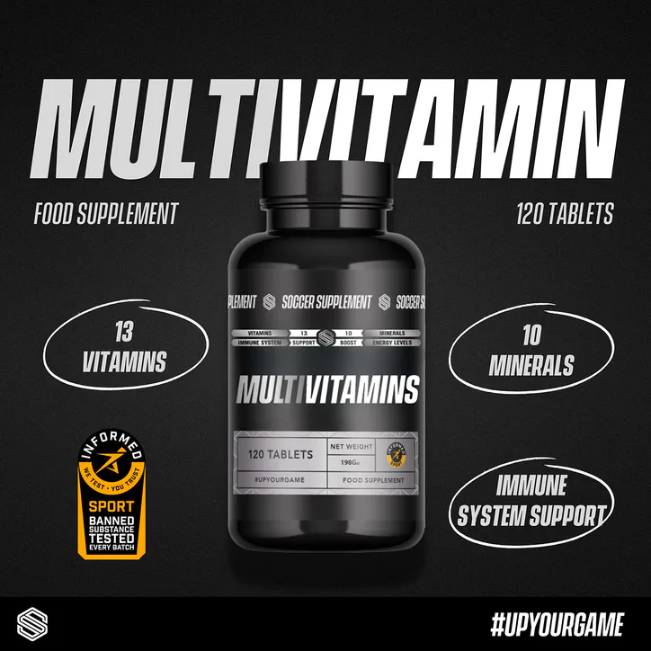 Soccer Supplement Daily Multivitamin 23 Vitamins & Minerals 120 Tablet - Tablets detail 2