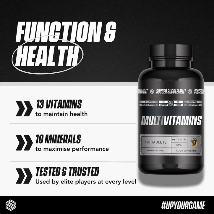 Soccer Supplement Daily Multivitamin 23 Vitamins & Minerals 120 Tablet - Tablets detail 3