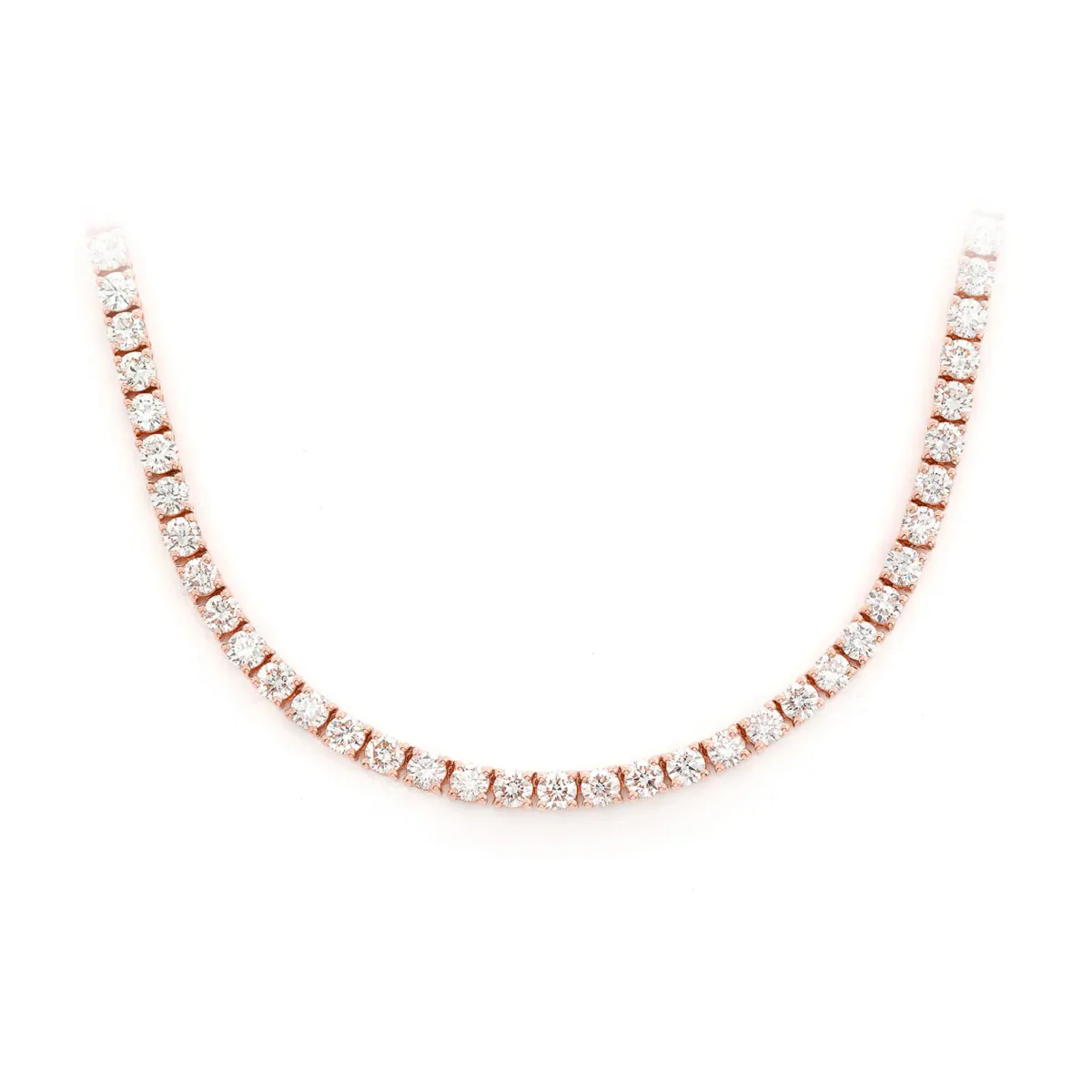 For Him Prong Diamond Tennis Necklace