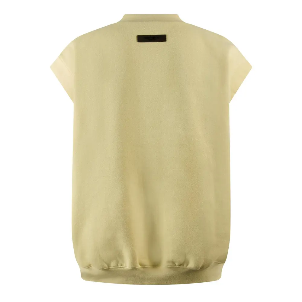 Fear Of God Essentials Men's Knitted Sweater Vest in Canary, additional product view 2