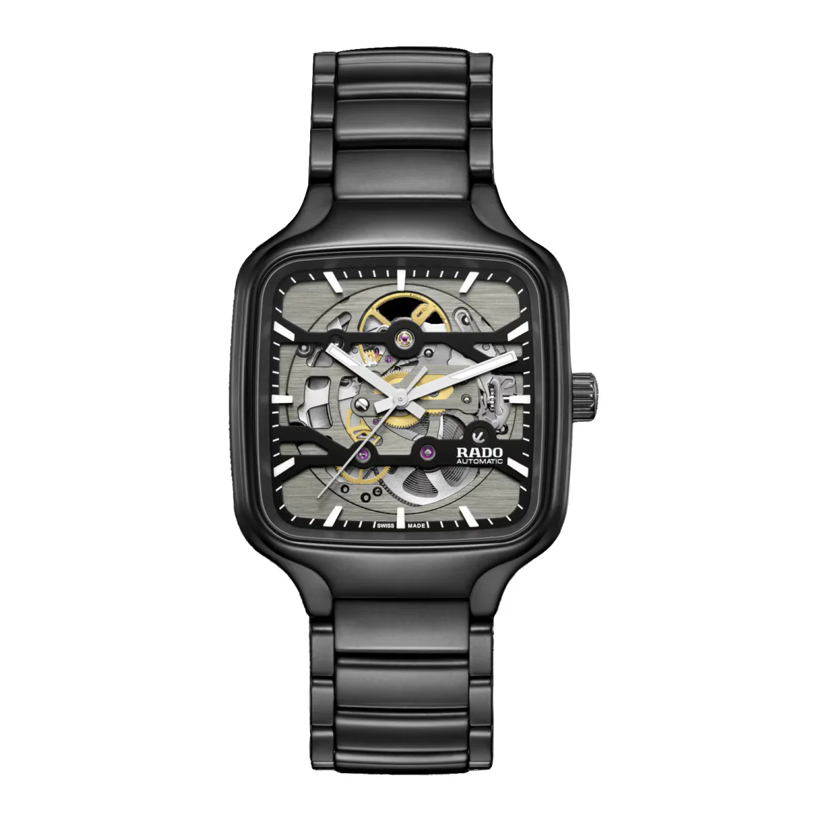 Rado True Square Automatic Skeleton 38mm Unisex Watch