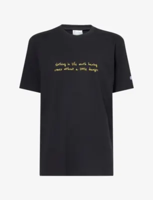 CHAMPION X THE GENTLEMAN Champion x The Gentlemen Danger Cotton-Jersey T-Shirt