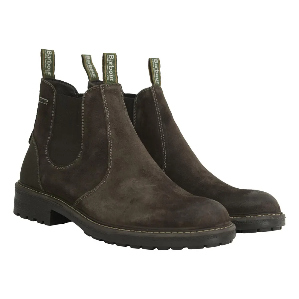 Barbour Men's Embleton Chukka Waterproof Leather Chelsea Boots