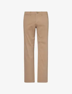 PAIGE Vincent Straight-Leg Cotton-Blend Chino Trousers