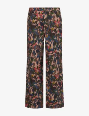 LES DEUX Camo Cotton-Twill Trousers - 34/32