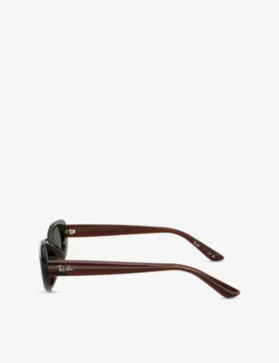 RAY-BAN RB4441D Pillow-Frame Acetate Sunglasses detail 3