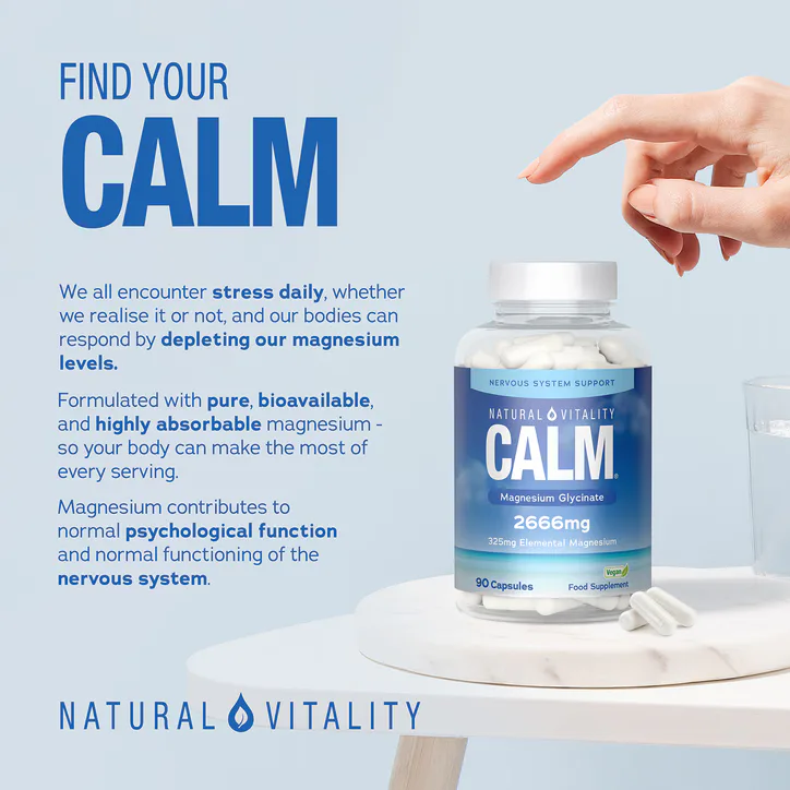 Natural Vitality Calm Magnesium Glycinate detail 2