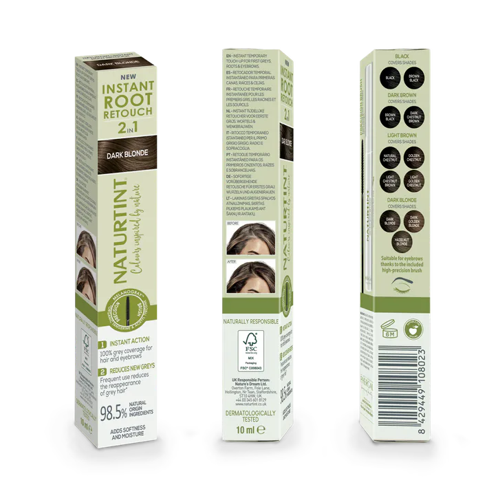Naturtint 2In1 Instant Root Retouch Dark Blonde 10ml, additional product view 2