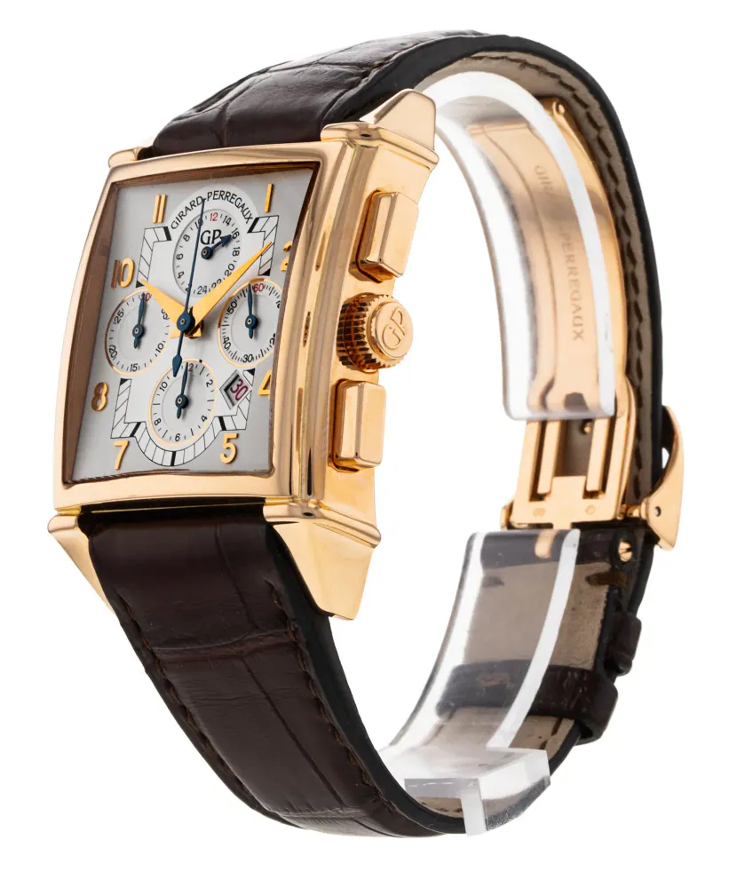 Girard Perregaux Vintage 1945 GMT 25975 — 2010 — Very good in Silver Arabic, additional product view 2