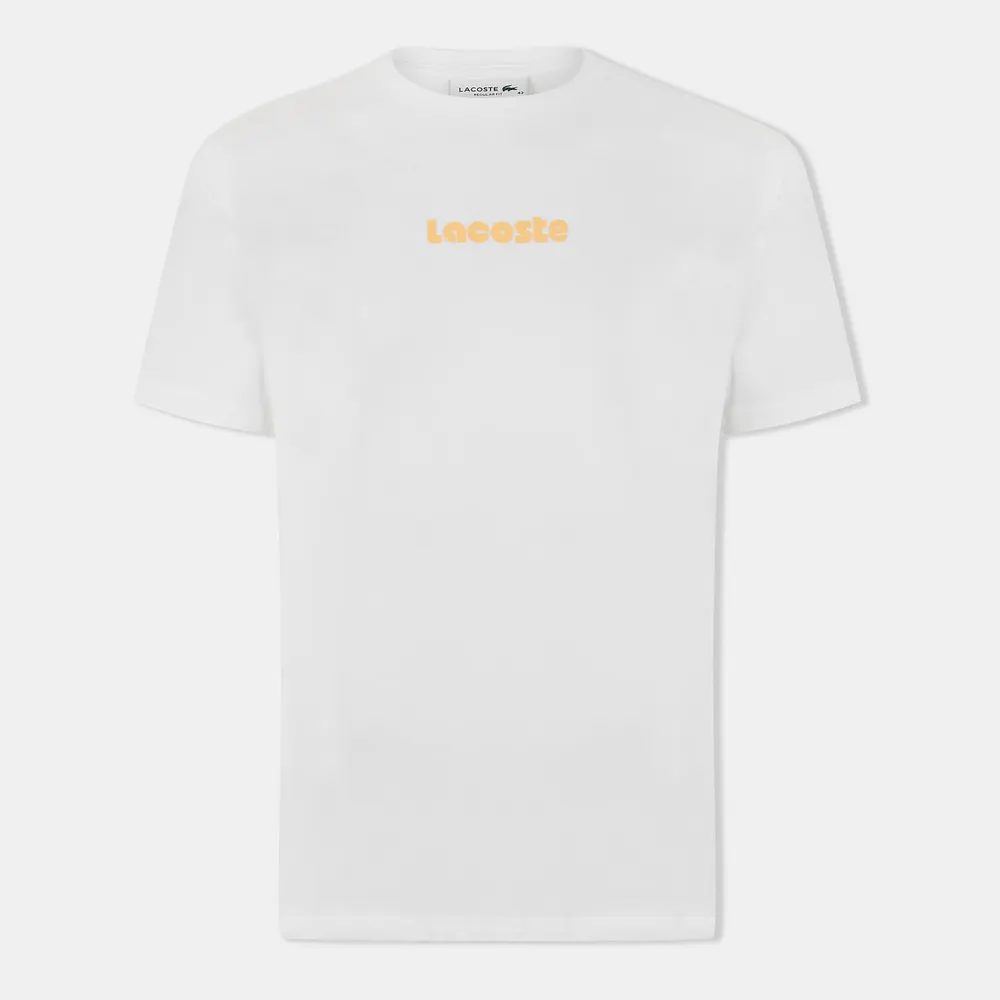 Lacoste Men's Vintage Print Oversized T-Shirt