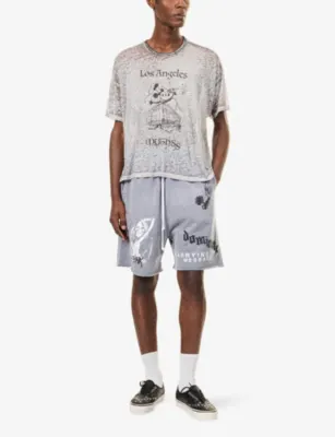 PALY HOLLYWOOD Mythss Vintage Tri-Blend T-Shirt in GRAY, additional product view 2
