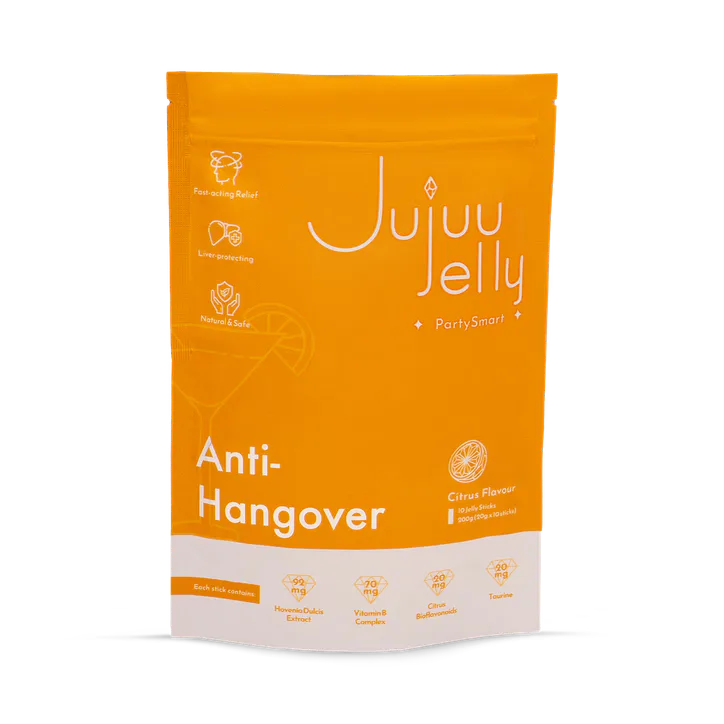 Jujuu Jelly Party Smart (Anti-Hangover) Jelly Stick - Bag of 10