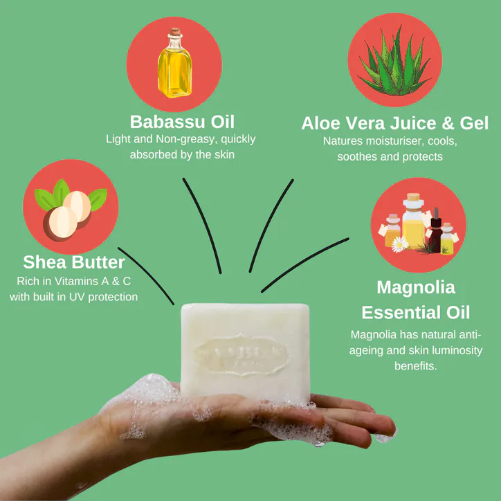 Saabuni Aloe Vera Soap Bar - 90g, additional product view 3