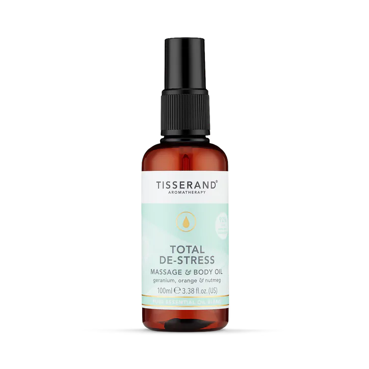 Tisserand Total De-Stress Massage & Body Oil 100ml