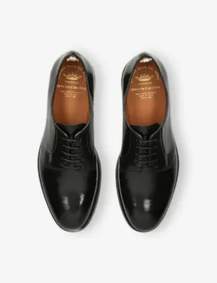 OFFICINE CREATIVE Bariton Leather Derby Shoes - EUR 45 / 11 UK MEN in BLACK, additional product view 2
