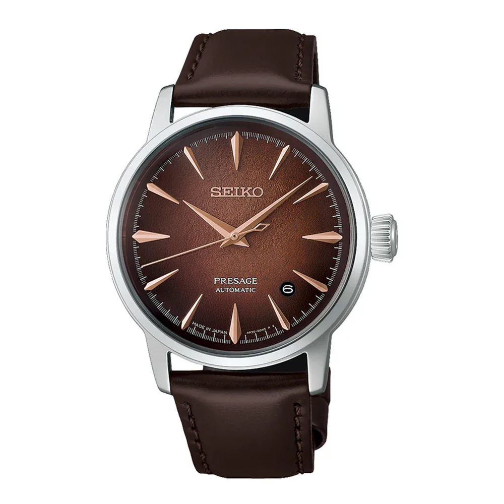 Seiko Presage Presage Cocktail Time Crushed Ice Whisky Mist 38.5mm Mens Watch