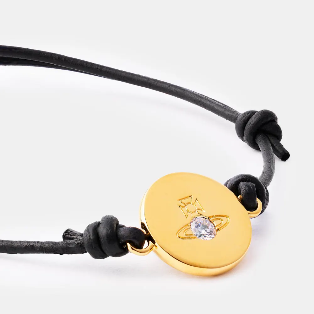 Vivienne Westwood Men's Viv Lewis Orb Metal Chain Bracelet detail 2