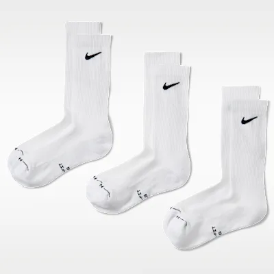 Nike Everyday Elevated Crew Socks (3 Pairs) - Multi-Colour in Multi-Colour – Nike men's and unisex